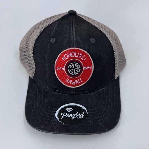 Honolulu Hawaii By Outdoor Caps- Blue & Red 
Velcro Snap - Picture 1 of 6